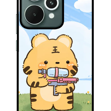 Tiger Treat Realme 15 Glass Case