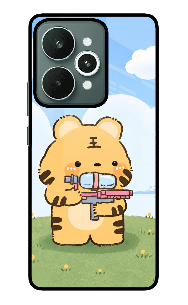 Tiger Treat Realme 15 Glass Case