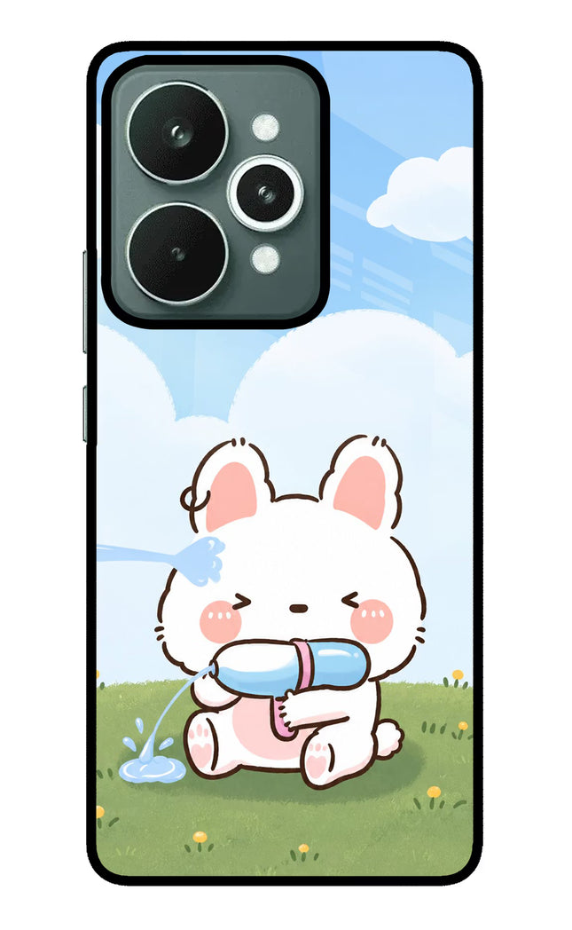 Bunny Treat Realme 15 Glass Case