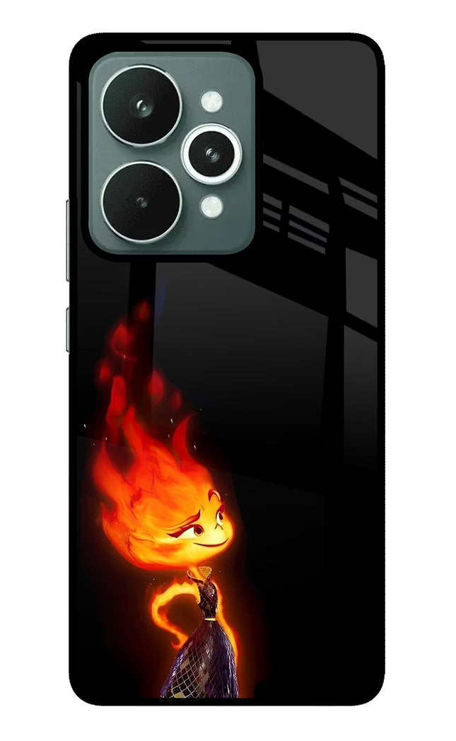 Ember Flame Realme 15 Glass Case