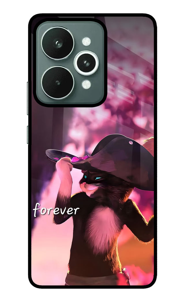 Forever Cat Realme 15 Glass Case