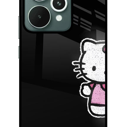 Kitty Charm Realme 15 Glass Case