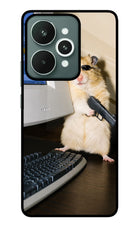 Hacker Hamster Realme 15 Glass Case