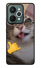 Silly Cat Call Realme 15 Glass Case