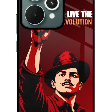 Bhagat Singh Revolution Realme 15 Glass Case