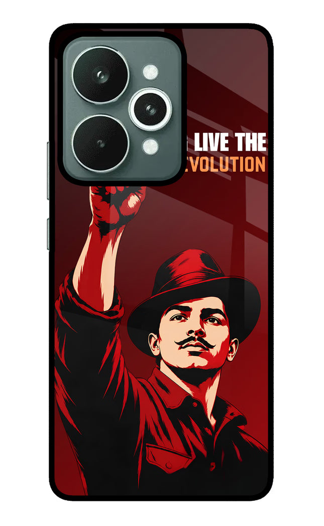 Bhagat Singh Revolution Realme 15 Glass Case