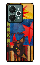 Pop Cat Realme 15 Glass Case