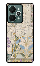White Lily Realme 15 Glass Case