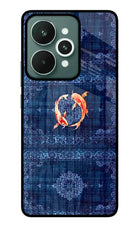 Koi Blue Realme 15 Glass Case