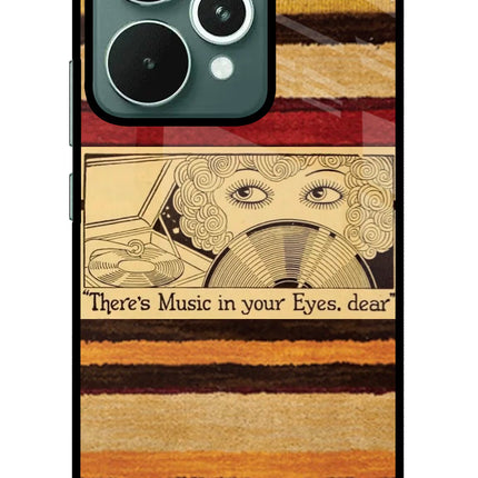 Vinyl Stripes Realme 15 Glass Case