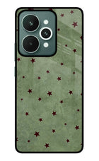Green Stars Realme 15 Glass Case