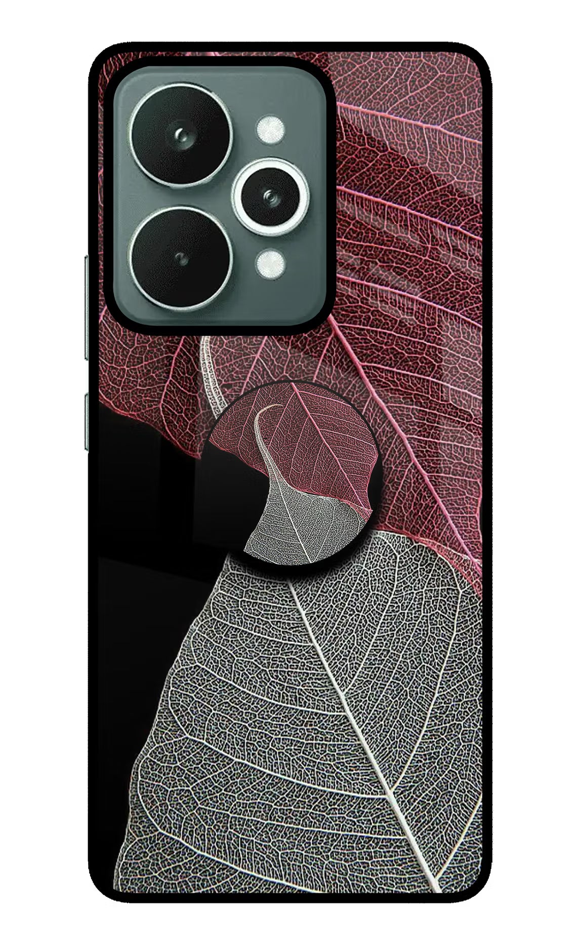 Leaf Pattern Realme 15 Pop Case by Casekaro