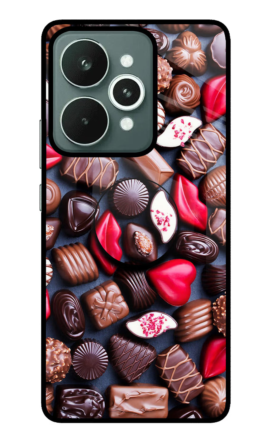 Chocolates Realme 15 Pop Case, Metal case