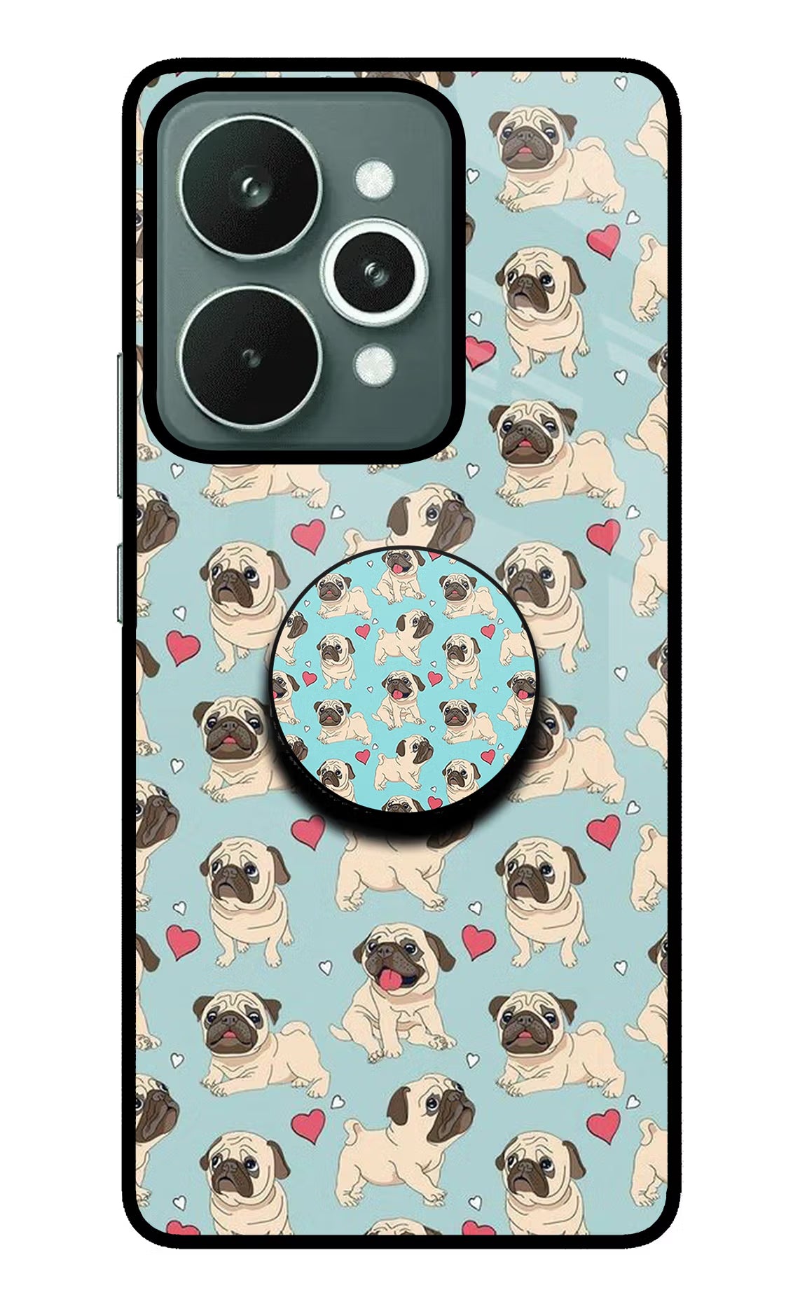 Pug Dog Realme 15 Pop Case by Casekaro
