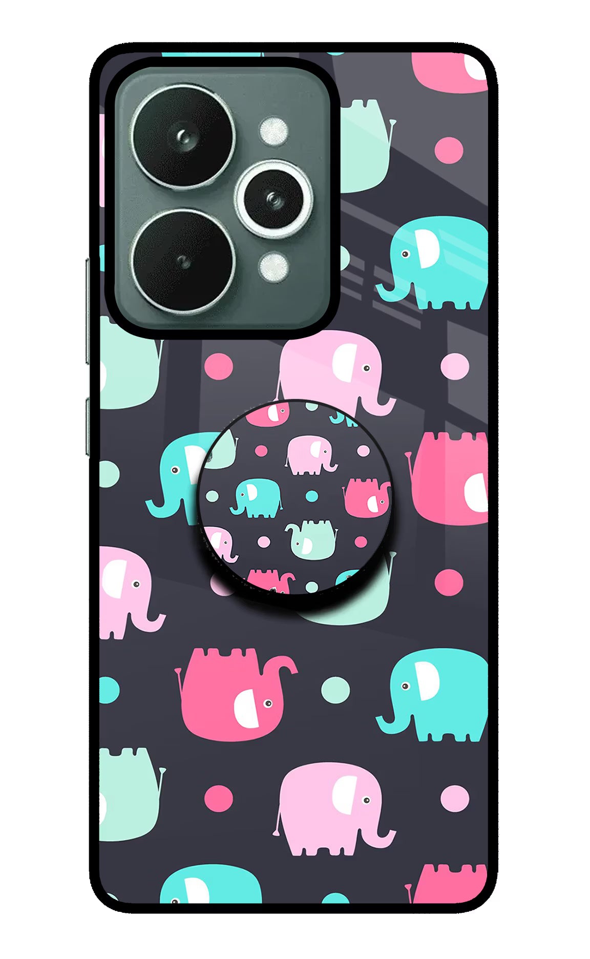 Baby Elephants Realme 15 Pop Case by Casekaro