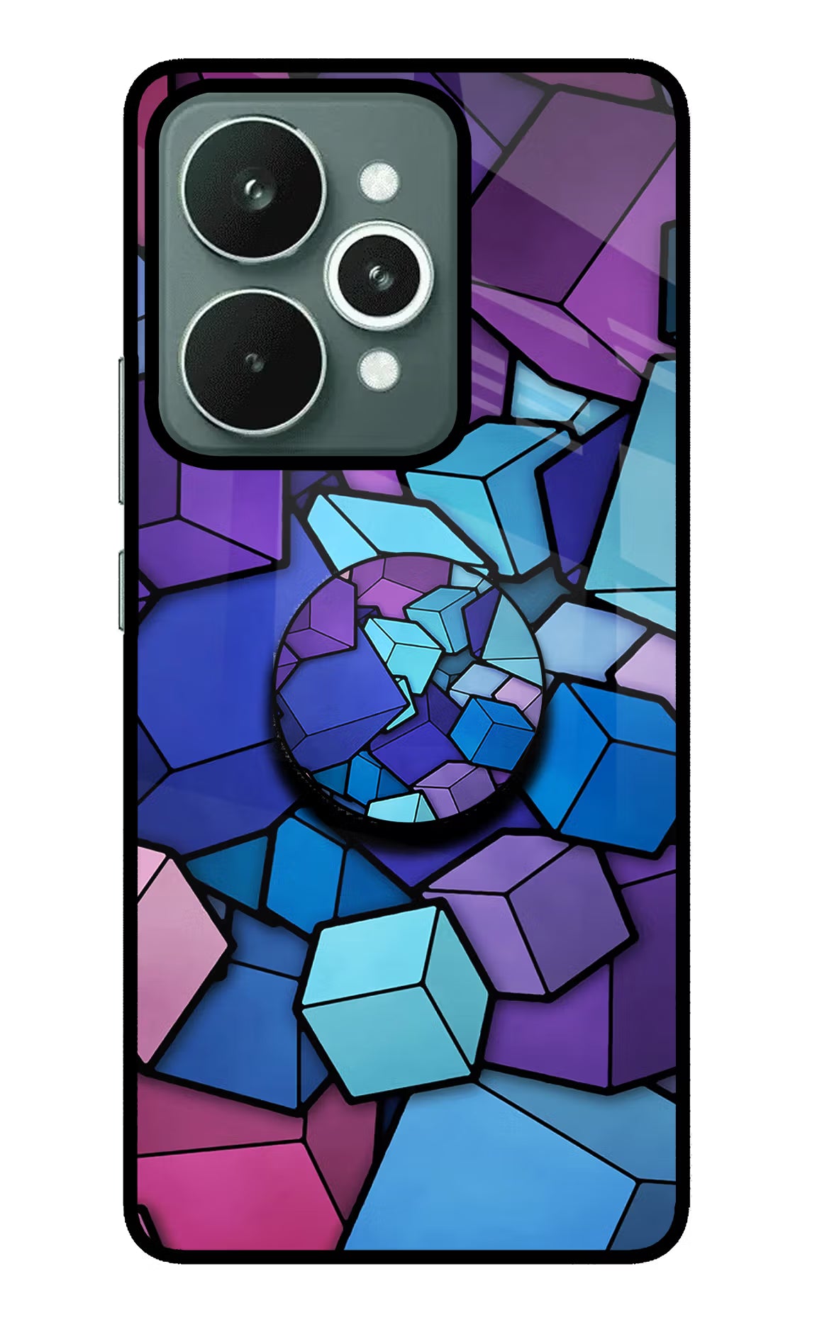 Cubic Abstract Realme 15 Pop Case by Casekaro