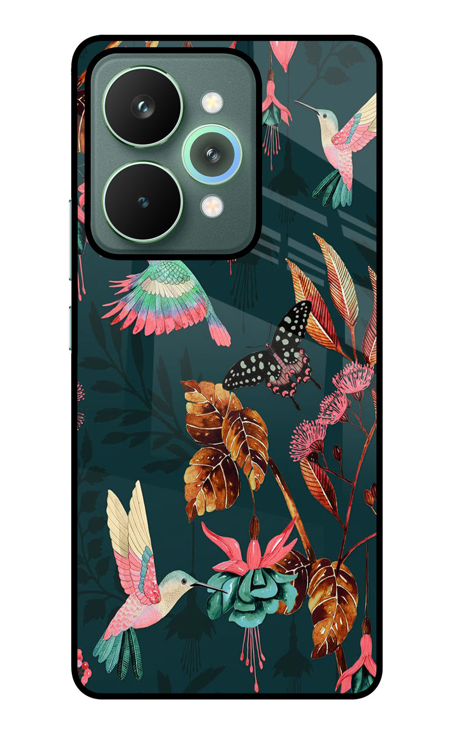 Birds Realme 15 Pro Back Cover, Glass case