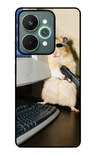 Hacker Hamster Realme 15 Pro Glass Case