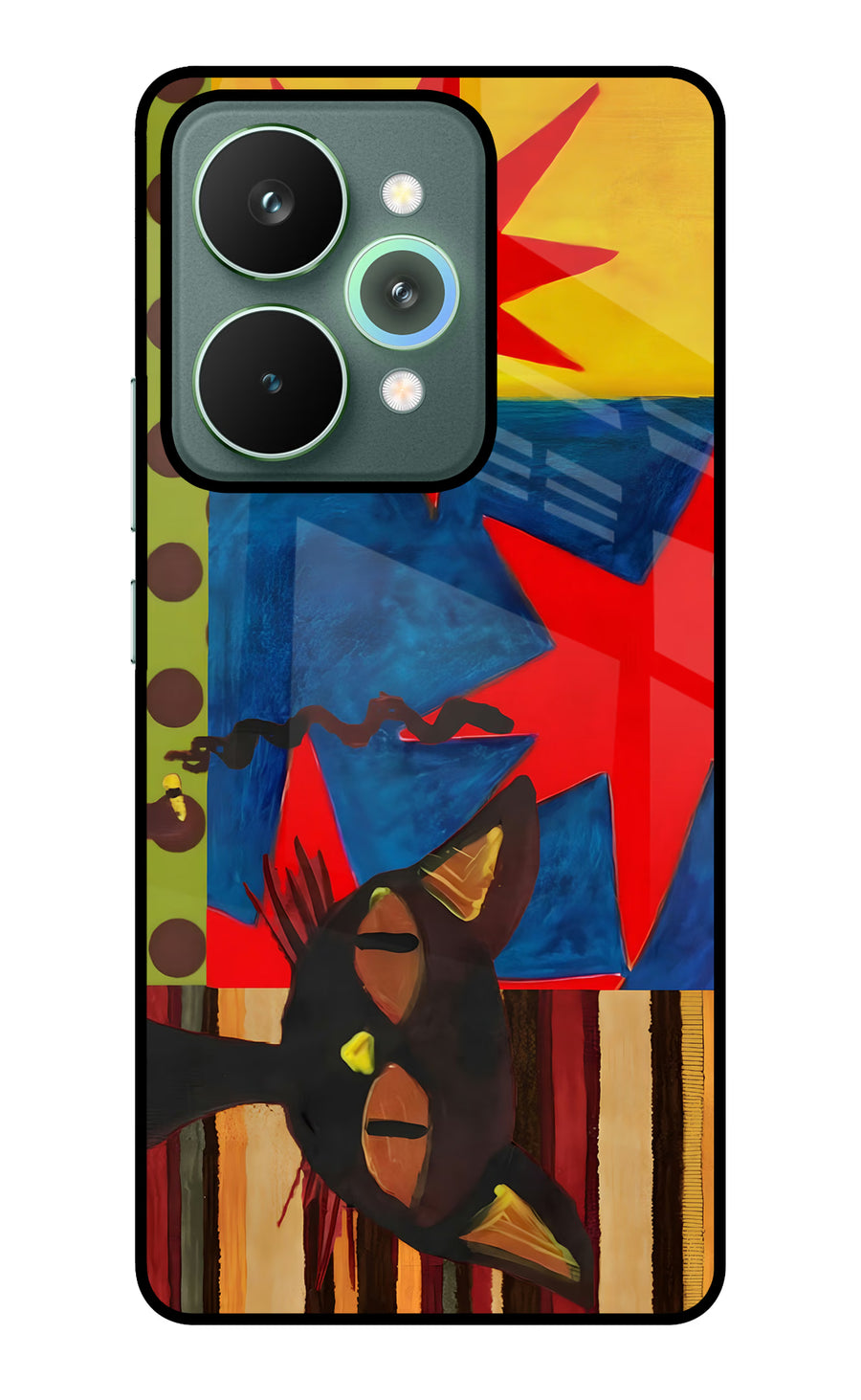 Pop Cat Realme 15 Pro Back Cover, Glass case