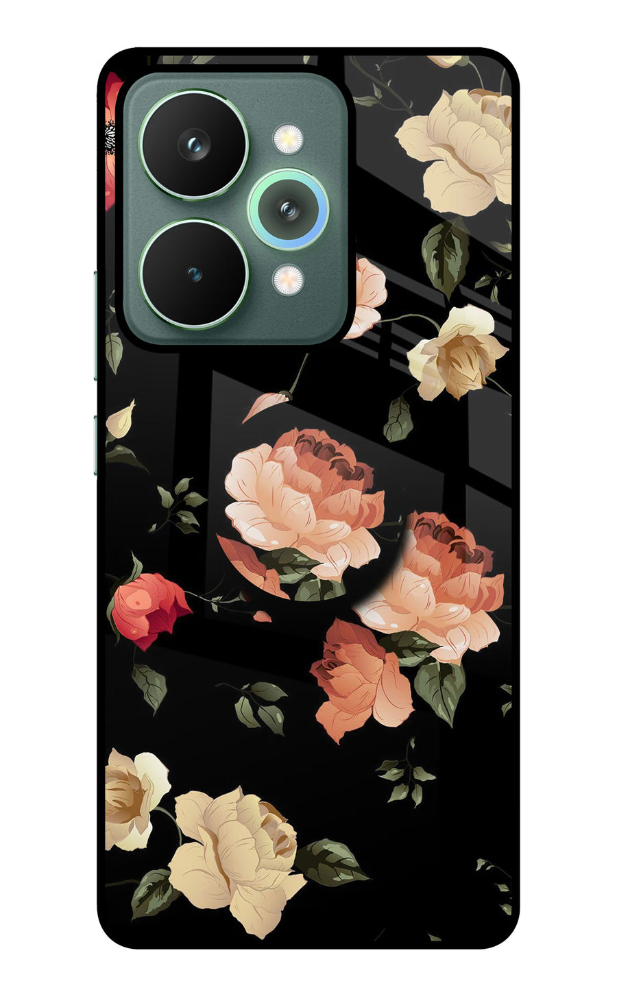 Flowers Realme 15 Pro Pop Case, Glass case