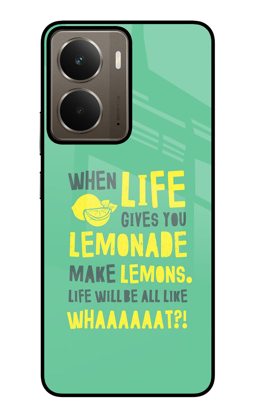Quote Realme P3 Back Cover, Glass case
