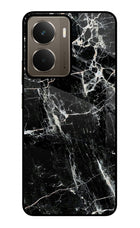 Black Marble Texture Realme P3 Glass Case