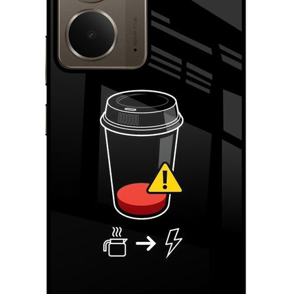 Coffee Realme P3 Glass Case