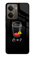 Coffee Realme P3 Glass Case