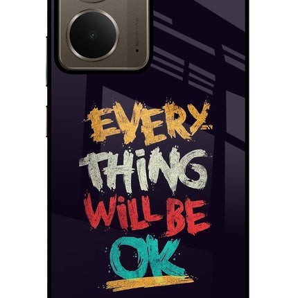 Everything Will Be Ok Realme P3 Glass Case