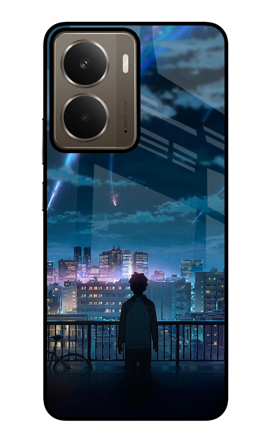 Anime Realme P3 Back Cover, Glass case