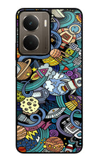 Space Abstract Realme P3 Glass Case