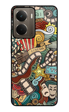 Cinema Abstract Realme P3 Glass Case