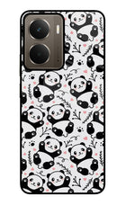 Cute Panda Realme P3 Glass Case