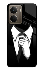 Black Tie Realme P3 Glass Case