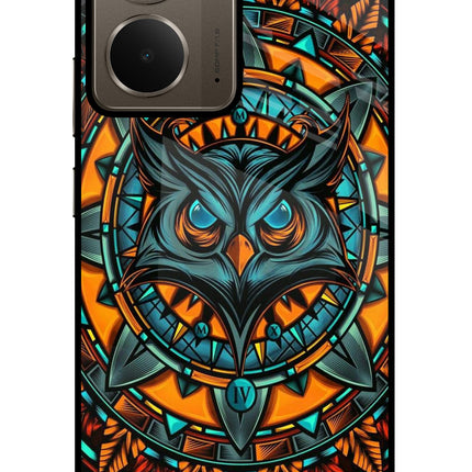 Angry Owl Art Realme P3 Glass Case