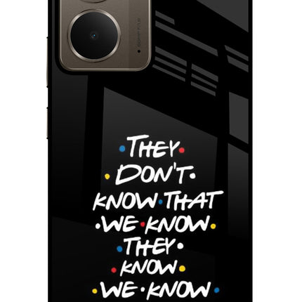 FRIENDS Dialogue Realme P3 Glass Case