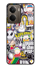 Sticker Bomb Realme P3 Glass Case