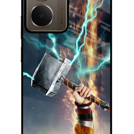 Thor Hammer Mjolnir Realme P3 Glass Case