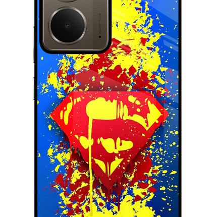 Superman logo Realme P3 Glass Case