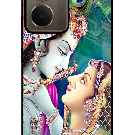 Lord Radha Krishna Realme P3 Glass Case