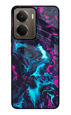 Abstract Realme P3 Glass Case