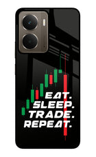 Eat Sleep Trade Repeat Realme P3 Glass Case