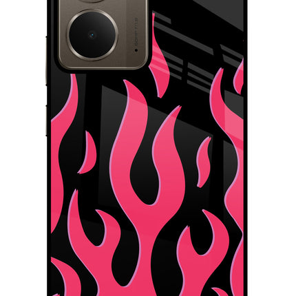 Fire Flames Realme P3 Glass Case