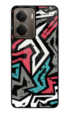 Geometric Graffiti Realme P3 Glass Case