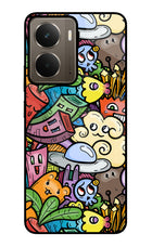 Veggie Doodle Realme P3 Glass Case