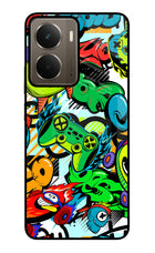 Game Doodle Realme P3 Glass Case
