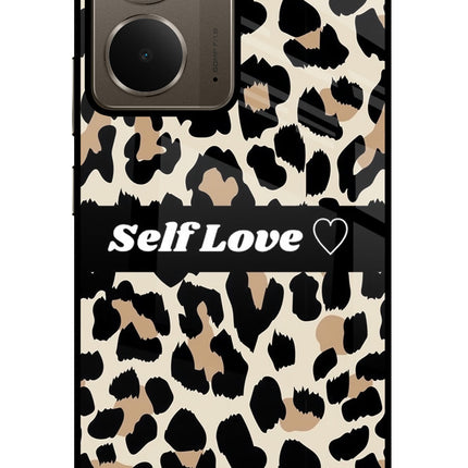 Leopard Print Self Love Realme P3 Glass Case