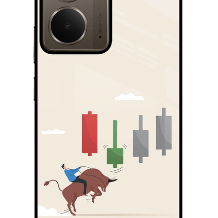 Bull Trading Momentum Realme P3 Glass Case