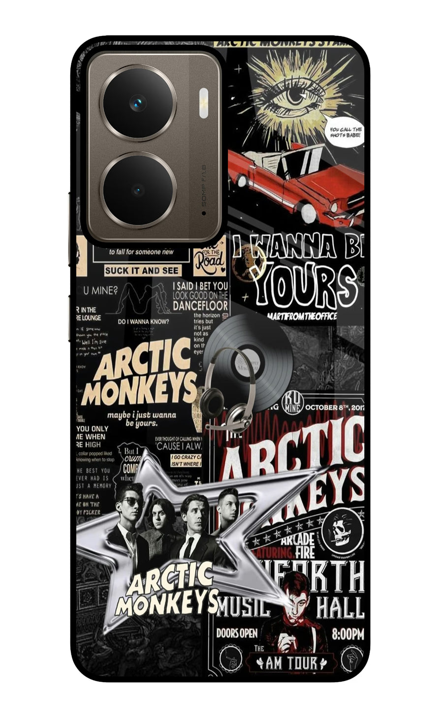 Arctic Monkeys Realme P3 Back Cover, Glass case