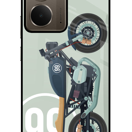Classic Cafe Racer 99 Realme P3 Glass Case